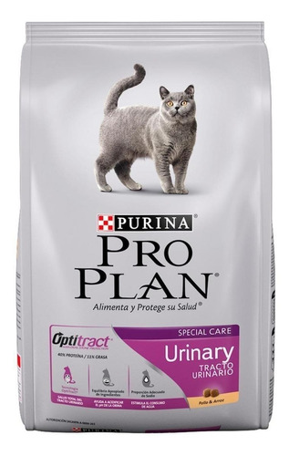 Imagen 1 de 1 de Alimento Pro Plan OptiTract para gato adulto sabor pollo y arroz en bolsa de 3kg