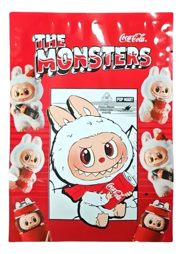 Peluche Infantil De Monstruo De Coca-cola Labubu De Pop Mart