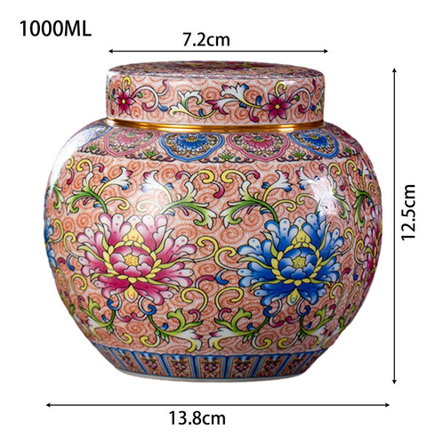 Tarro De Jengibre, Contenedor De Almacenamiento De Té De