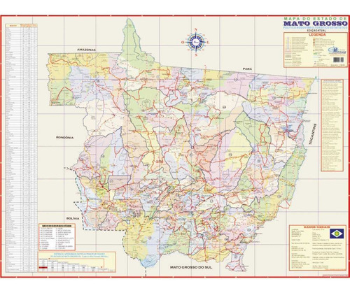 Mapa Periodico Est. De Mato Grosso