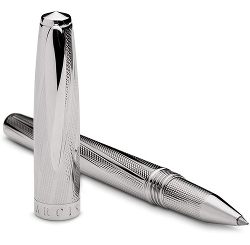 El Boligrafo Leeuwin Rollerball, Plata De Ley 925, Con 2 ...