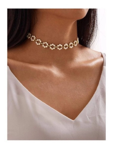 Collar De Perlas Artificiales