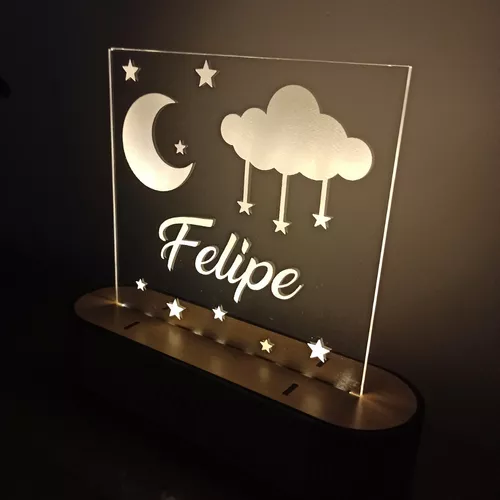 Lámpara Personalizada Infantil/bebé Luz De Noche