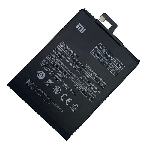 Bateria Original Xiaomi Mi Max 2 Modelo  Bm50 5300 Mah