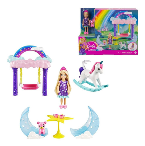 Barbie Dreamtopia Play Set Muñeca Mascota Mattel Original