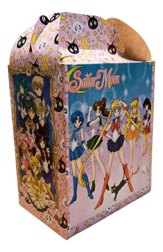 Sailor Moon Cajas Dulceras Bolo Fiesta Cumpleaños 20 Niñas 