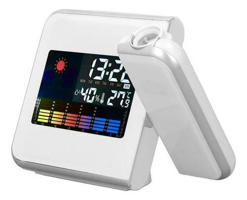 Reloj Con Proyector De Hora Alarma Despertador Temperatura ®