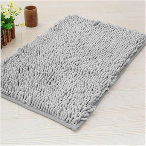Alfombra Shaggy Baño Absorvente Antideslizante 40x60 Suave Color Arena