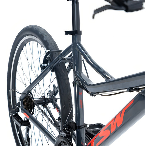 Bicicleta Tsw Orla 21v Aro 26 Quadro 18 Cinza Vermelho Tamanho do quadro 18