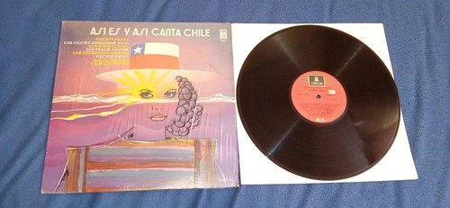 Así Es Y Así Canta Chile Vol1 - Vinilo (v Parra, Quincheros)