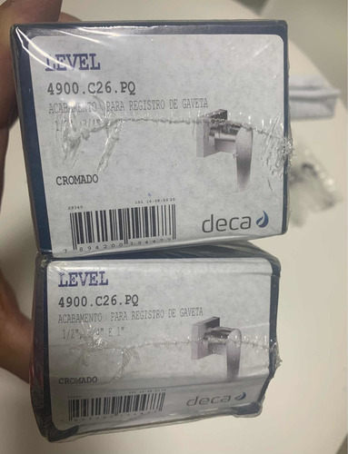 Imagem 3 de 4 de 2 Acabamentos Registro Gaveta Deca Level