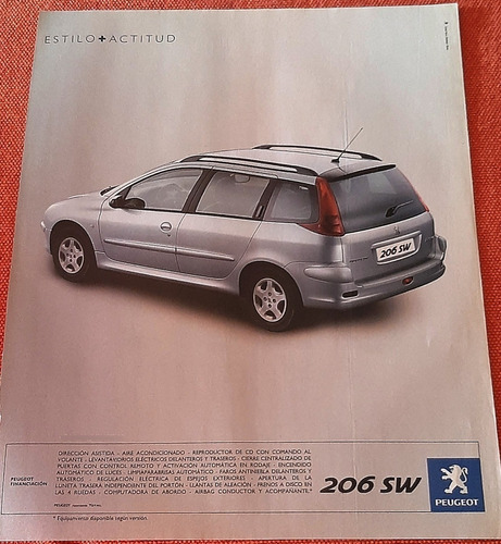 Peugeot 206 Sw Publicidad