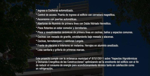 Imagen 14 de 14 de Venta Dptos 1 Dormitorio Con Cochera En Construcción, Av. Pellegrini 1267 - Gazze