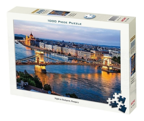 Puzzle Rompecabezas Tomax Budapest - Hungría X 1000 Piezas