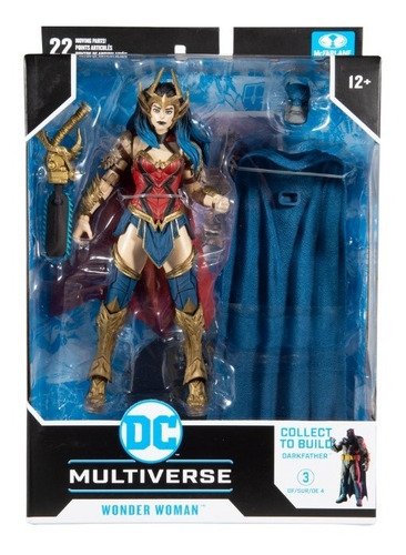 Imagen 9 de 9 de Wonder Woman Figura De Coleccion Dc Multiverse Death Metal