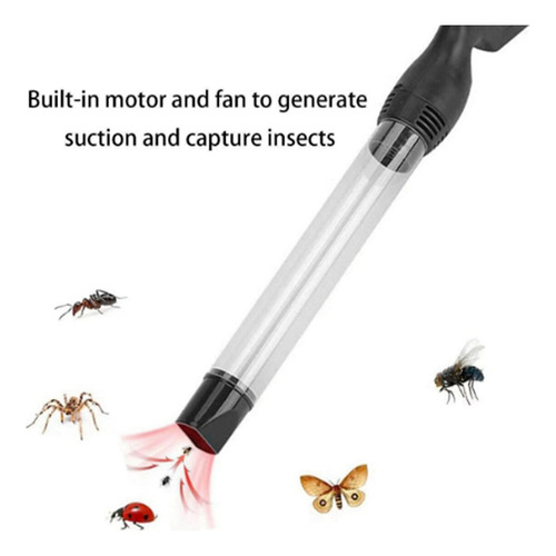 Aspiradora Portátil Spider Catcher Para Insectos Con Succión