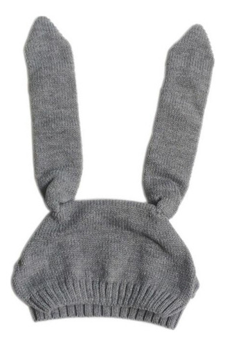 Gorro Tejido A Ganchillo Con Orejas De Conejo For Bebé Y Ni