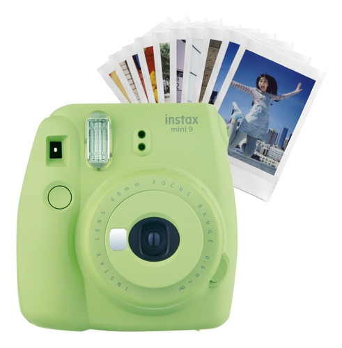 Kit Cámara Instax Mini 9 Verde Lima