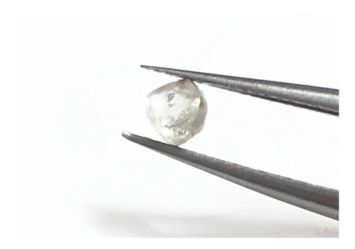 Diamante Bruto Natural 0,32 Cts 32 Pontos Ótimo Octaedro Marrom-claro