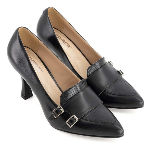 Zapato Tacon Formal Ve3739402 Suela Ligera Fresco Punta