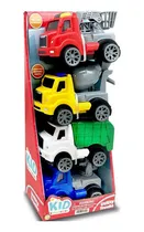 Comprar Camiones, Caja De 4, Kid Connection. Juguete Importado