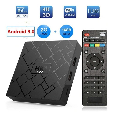 Mi Box 3 Tv Android 9.0 4k Wifi Play Store Hdmi Smart