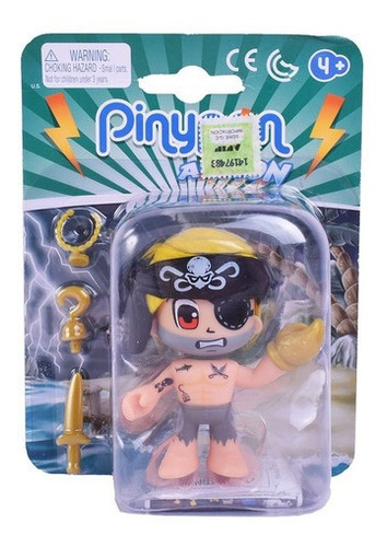 Pinypon Accion Muñeco Piratas Con Accesorios 10 Cm 
