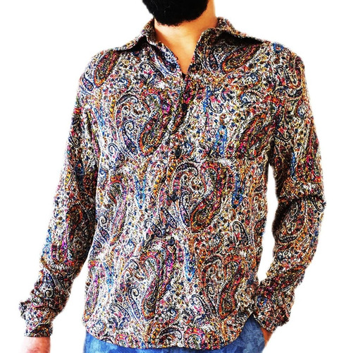 Camisa Hombre Casual Hecha A Mano Artesanal Elegante Fina