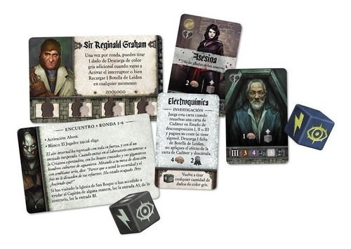 Jogo de tabuleiro espanhol Abomination: The Heir of Frankenstein