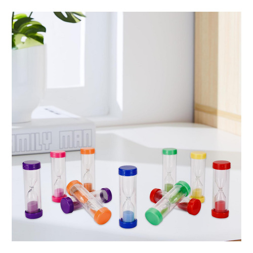 40 Unidades Pequeño Colorido 1 Min Timer De Arena Little One