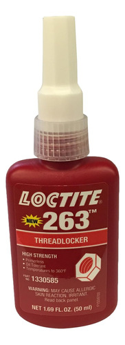 Loctite 1330585 263. Sellador De Rosca De 50 Mililitros.