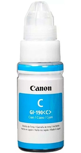 Botella Tinta Gi-190 C Para Pixma G1100 G2100 G3100 /v /vc