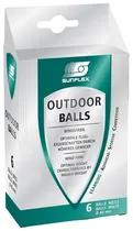 Comprar Pelotas Ping Pong Tenis De Mesa Sunflex Outdoor X6