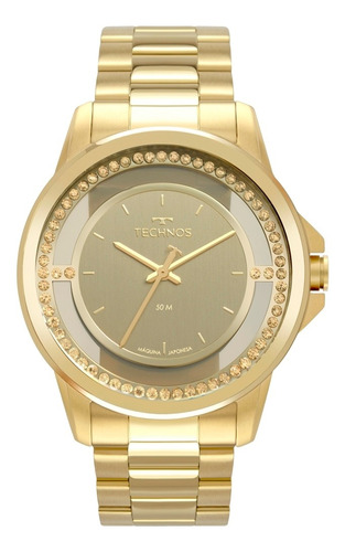 Relógio Technos Feminino Trend Dourado 2039ci4x