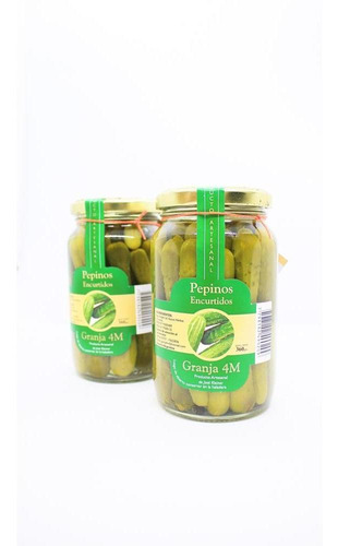 Imagen 2 de 3 de Pepinos Encurtidos Granja 4m X 360g