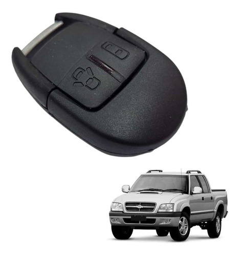 Chave Controle Para Chevrolet S10 Carcaça Reparo De 2 Botões