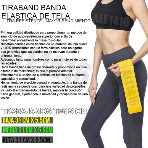 X3 Tiraband Banda Circular Tela Yoga Band Circular Fitness