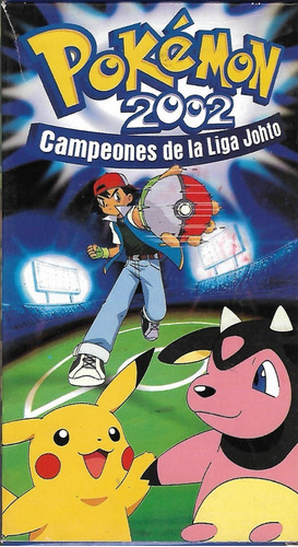 Pokemon 2002 Campeones De La Liga Johto Vhs En Castellano