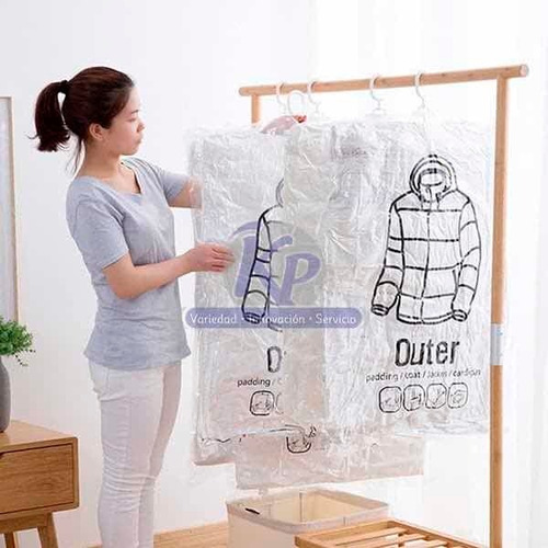 Imagen 4 de 9 de Bolsa Al Vacio Small Para Abrigo Campera Saco Tapado