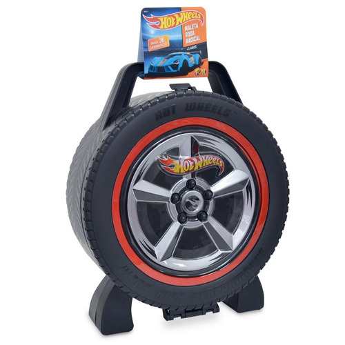 Maleta Hot Wheels Roda Radical 36 Carros - Fun Divirta-se