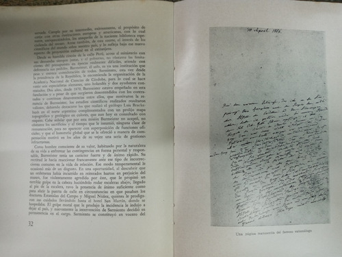 Imagen 4 de 6 de German Burmeister * Su Vida Su Obra * Max Biraben * 1968 *