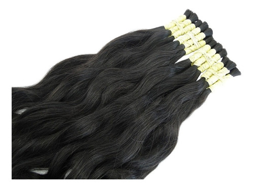 Cabelo Humano Ondulado Natural 40cm - 200g Envio Imediato