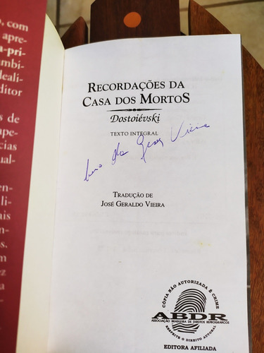 Livro Recordações Da Casa Dos Mortos - Dostoiévski (Usado)