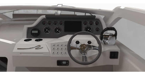 Lancha Real 35 Cabriolet Com 2x Mercury 150hp 4t Nova