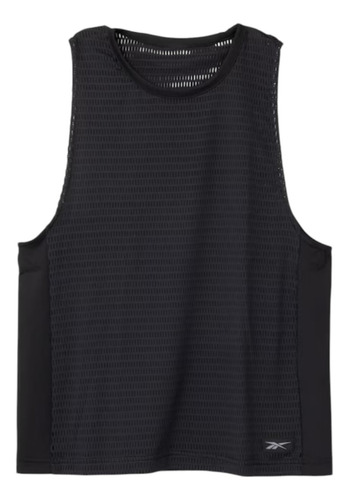Playera Reebok Mujer Perforated Tank Negro Entrenamiento