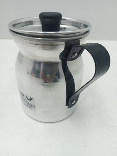 Jarra Paila Olla Chocolatera Aluminio 1lts C/t Meproven 9336