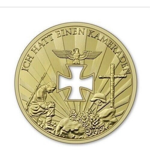 Medalla Y Moneda Cruz De Hierro Ejercito Alemán Guerra