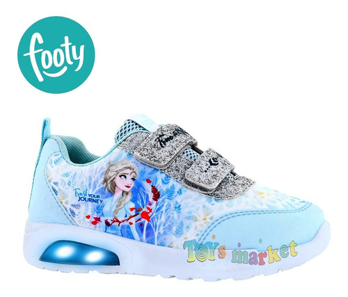 Zapatillas Con Luces Luz Led Zapatilla Frozen Disney Footy