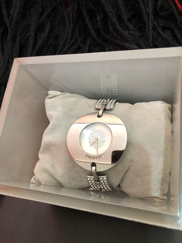 Reloj Donna Karan Espectacular !!! Excelente Estado Plateado Plateado Plateado (Usado)