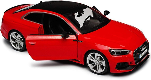 Audi Rs 5 Coupe Rojo Burago 1/24 Abre Puertas Metal 